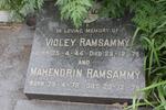 RAMSAMMY Violey 1944-1978 :: RAMSAMMY Mahendrin 1978-1978