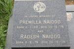 NAIDOO Premilla 1952-1978 :: NAIDOO Radesh 1976-1978