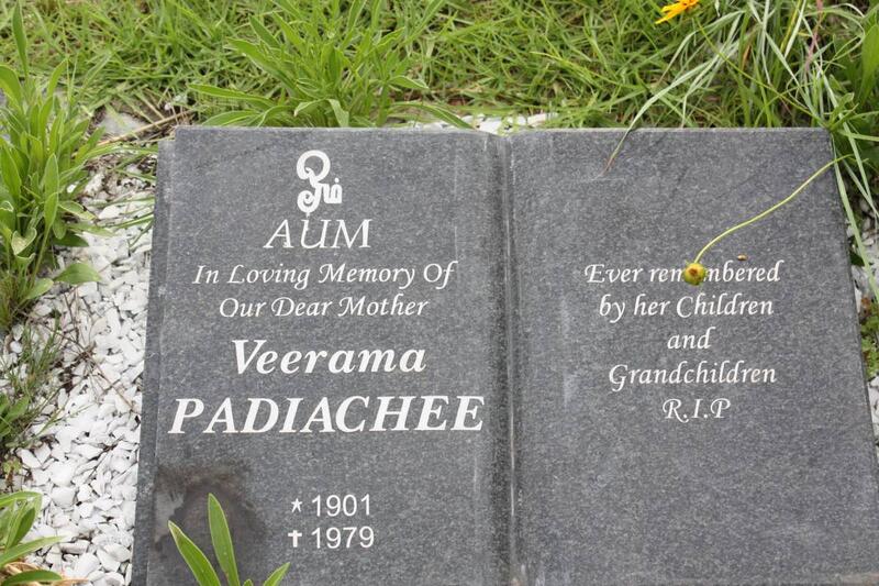 PADIACHEE Veerama 1901-1979