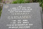 RAMSAMMY Soobaigo 1916-1983