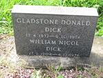 DICK Gladstone Donald 1932-1974 :: DICK William Nicol 1904-1976