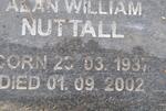 NUTTALL Alan William 1937-2002