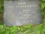 SCHALKWYK Edie, van 1936-2003