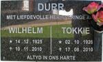 DURR Wilhelm 1925-2010 & Tokkie 1926-2010