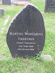 FRANZSEN Martha Wilhelmina nee TERBLANCHE 1900-1968