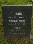 CLARK Arthur Mons 1925-1970 & Jacoba Susanna Maria 1929-1975 