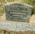 CROUCH Richard C. -1934 :: CROUCH Alexandria -1972