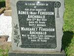 ARCHIBALD Margaret Ferguson -1944 :: ARCHIBALD Agnes Ferguson  -1933