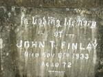 FINLAY John T. -1933