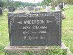 ANDERSON John Graham 1943-1966
