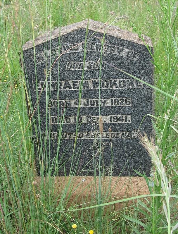 MOKOKE Ephraem 1926-1941