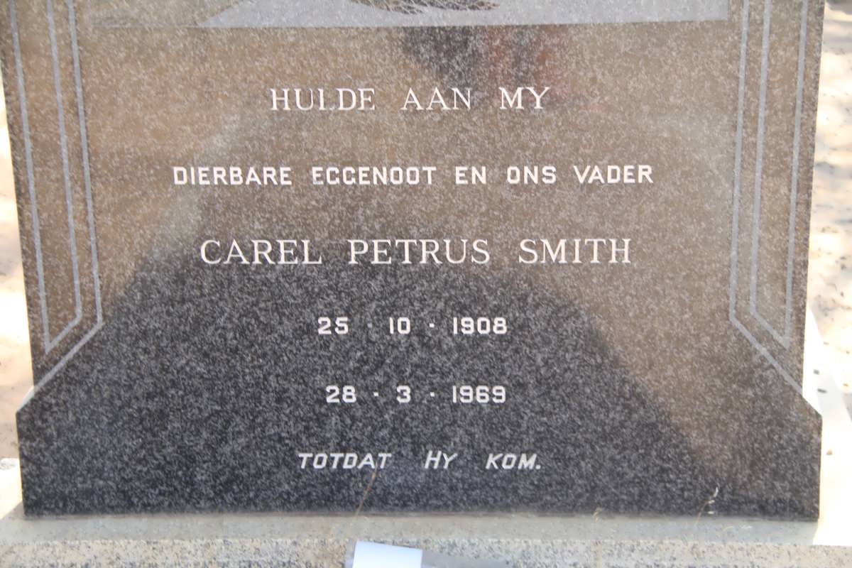 SMITH Carel Petrus 1908-1969