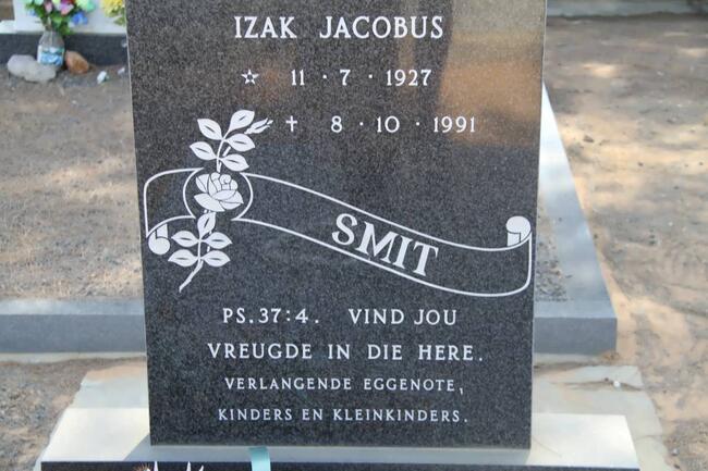 SMIT Izak Jacobus 1927-1991