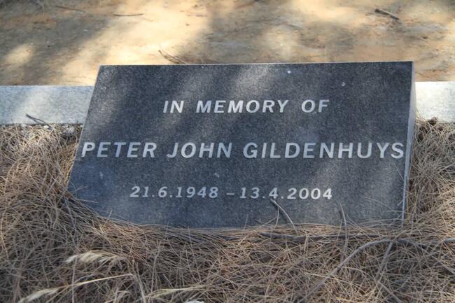 GILDENHUYS Peter John 1948-2004
