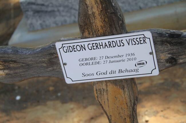 VISSER Gideon Gerhardus 1936-2010
