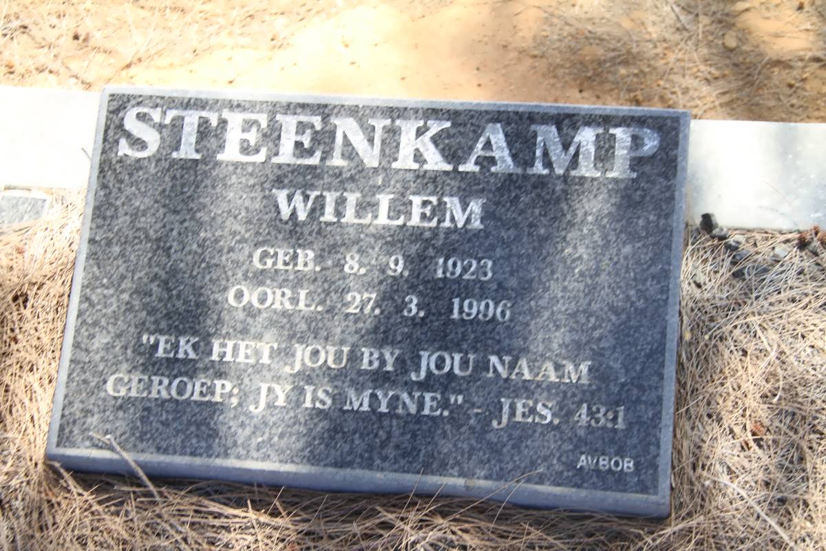 STEENKAMP Willem 1923-1996