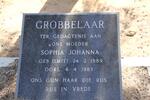 GROBBELAAR Sophia Johanna nee SMIT 1889-1983