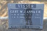 VISSER Gert W.J. 1901-1982 & Anna E.H. 1910-2003