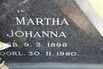 KITSHOFF Martha Johanna 1898-1980