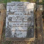 HUNTER Dorothea D. 1895-1933 :: HUNTER Henrihetta 1923-1943