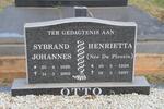 OTTO Sybrand Johannes 1926-2003 & Henrietta DU PLESSIS 1926-1997