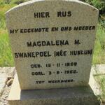 SWANEPOEL Magdalena M. nee HUNLUN 1909-1952
