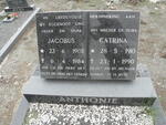 ANTHONIE Jacobus 1905-1984 & Catrina 1910-1990