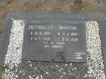 BROWN Zagerias J.F. 1890-1969 & Martha 1885-1979