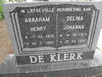 KLERK Abraham Henry, de 1906-1985 & Delina Johanna 1913-1992