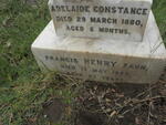 ZAHN Adelaide Constance -1880 :: ZAHN Francis Henry -1889