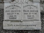 JACKSON Willie -1948 & Amy -1938