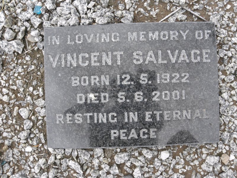 SALVAGE Vincent 1922-2001