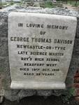 DAVISON George Thomas -1910
