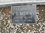 MERWE Lepold, v.d. 1916-1982