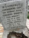 SWARTS Jacob 1875-1936 & Ignasina BEKKER 1886-1933