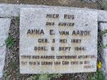 AARDE Anna E., van 1887-1944