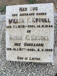 KRUGEL Willem F. 1873-1946 & Maria E. GOUSAARD 1877-1908