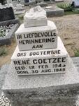 COETZEE Rene 1945-1945