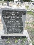JAGER Phillip W., de 1880-1935 & Susanna M. 1885-1978