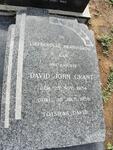 GRANT David John 1934-1956