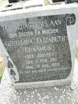 ERASMUS Gertruida Elizabeth nee JOOSTE 1911-1959