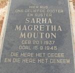 MOUTON Sarha Magretha 1937-1945