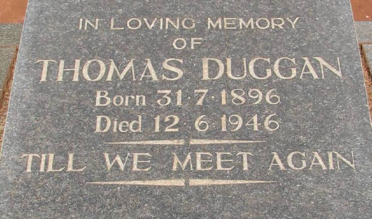DUGGAN Thomas 1896-1946