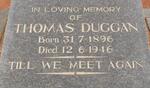 DUGGAN Thomas 1896-1946