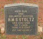 STOLTZ H.M.S. nee COETZER 1926-1947