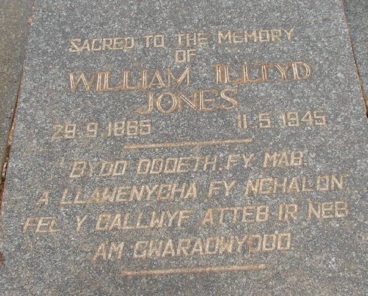 JONES William Illtyd  1865-1945