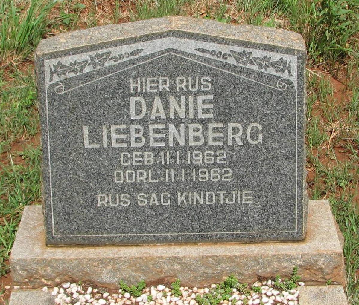 LIEBENBERG Danie 1962-1962