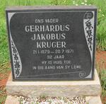 KRUGER Gerhardus Jakobus 1879-1971