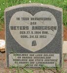 ANDERSON Beyers 1914-1953
