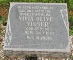 VISSER Vivia Olive 1906-1979